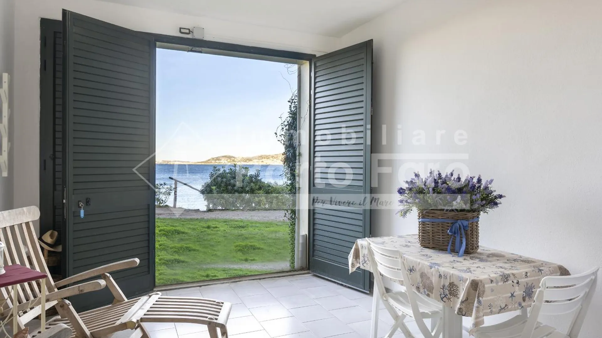 58 Faro - Bilocale Vista Mare Fronte Faro Di Porto Faro Apartamento Palau